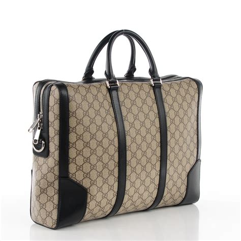 gucci briefcase supreme interior|gucci briefcase for sale.